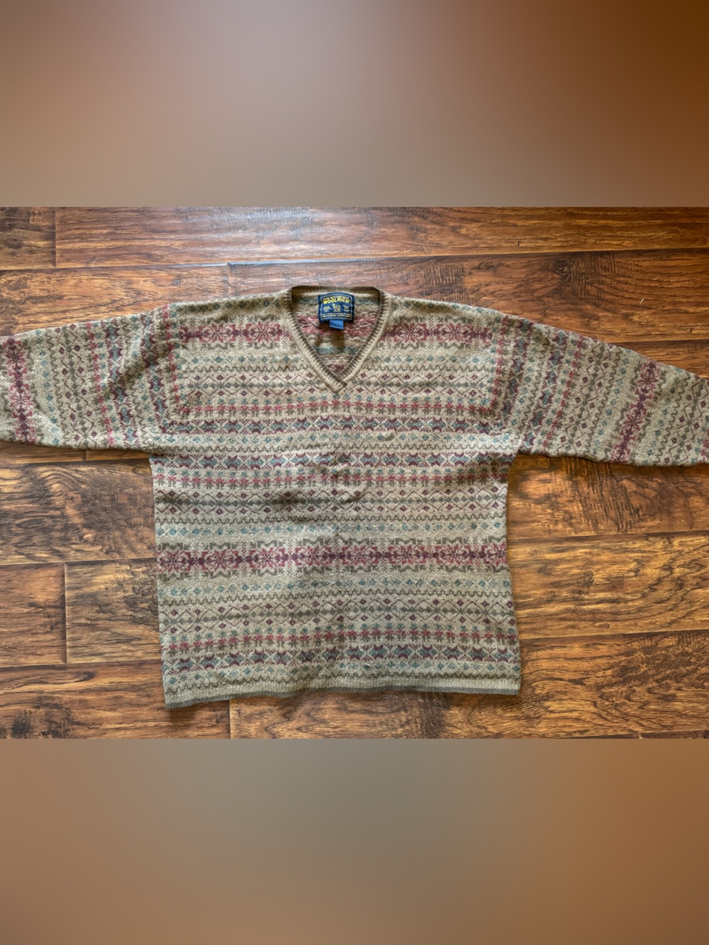 Woolrich Fair Isle Vintage Sweater Women’s XL